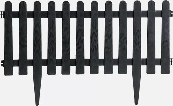 Omnipazar SO-IBC1 İstanbul Bahçe Çiti 4'lü Set 55 cm Antrasit - Image 1
