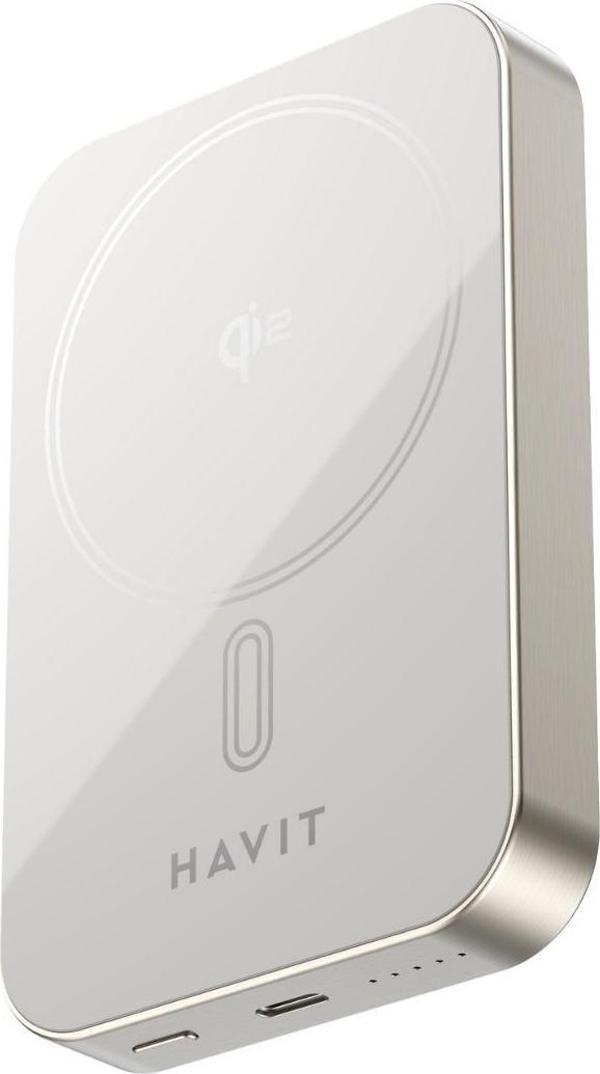 Havit PB5228 Titanium MagSafe 10.000mAh Powerbank – Titanyum - Image 1