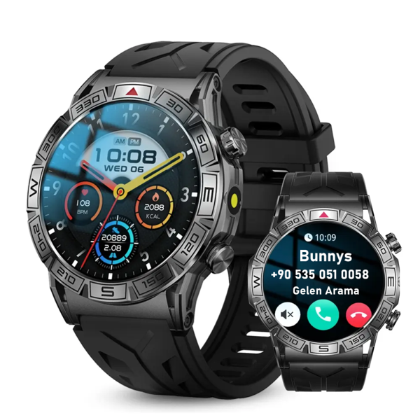 Su Geçirmez Akıllı Saat Reeder S19 Max Uyumlu 1.43 inç AMOLED - Image 1