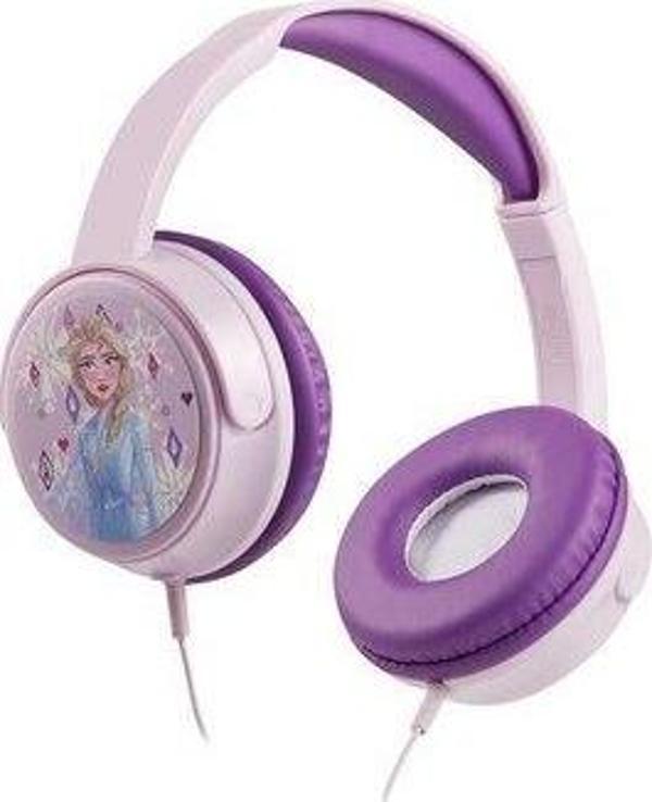 Kablolu Mikrofonlu Kulaklık Disney Frozen Karlar Ülkesi Anna Elsa Kulaklık - Image 1