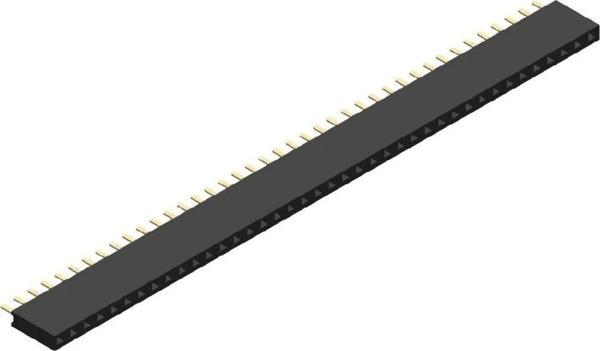 Dişi Header 1x40 Pin Tek Sıra 2.54mm 180 Derece - 4 Adet - Image 1