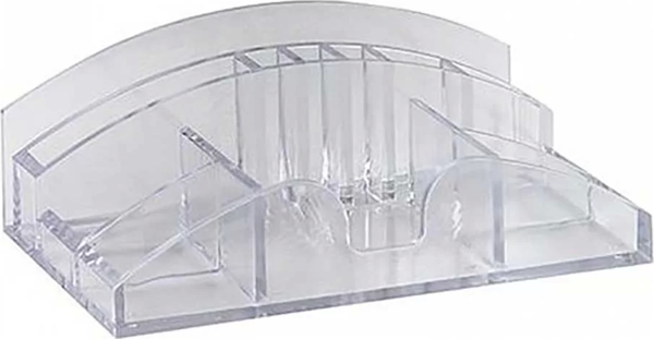 Gıpta Masaüstü Organizer Kalemlik Şeffaf KLM204TR - Image 1