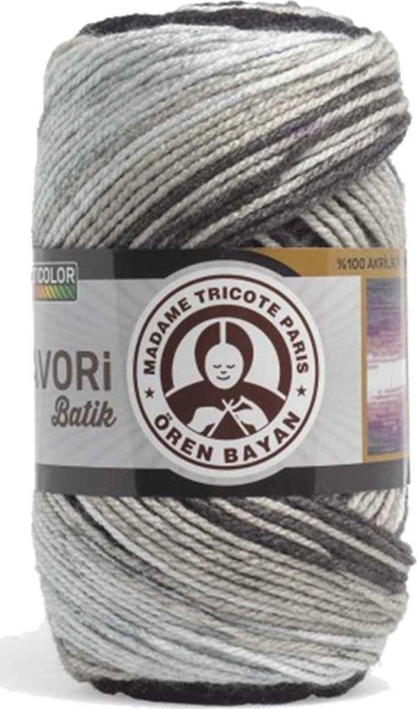 1 Adet Favori Batik El Örgü Ipliği 100 Gr 904 - Image 1