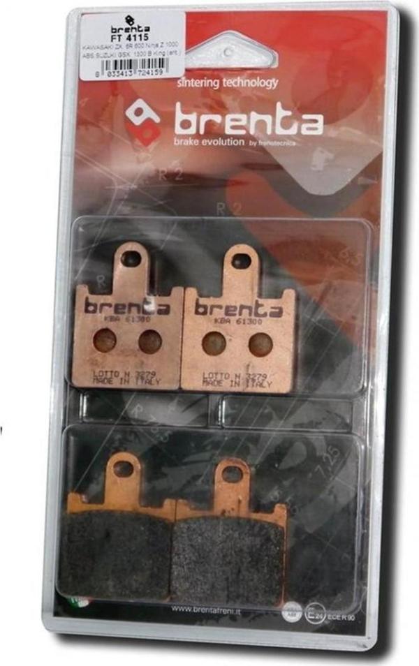 Kawasaki Z750r 2011 - 2012 Sinterli Ön Fren Balatası Brenta - Image 1