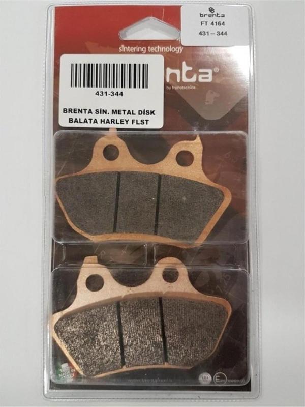 Harley Davidson Fat Boy Flstf 1584 2007 Sinterli Arka Fren Balatası Brenta - Image 1