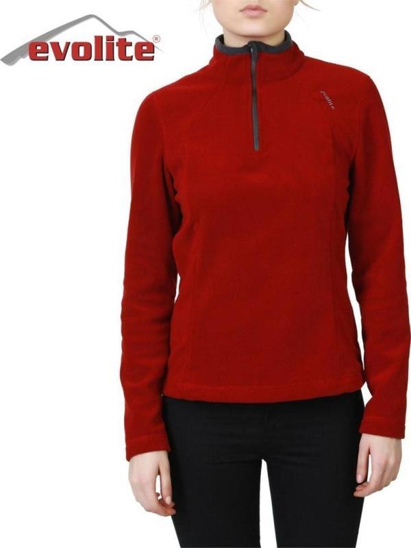 Evolite Fuga Bayan Mikro Polar Sweater - Bordo XS - Image 1