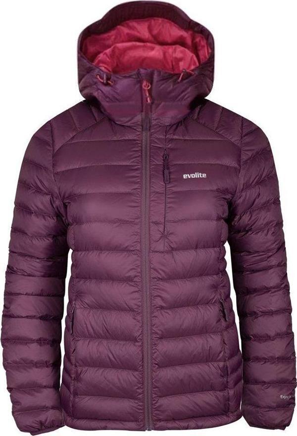 Evolite DownTouch Bayan Kaz Tüyü Mont - Mor XL - Image 1
