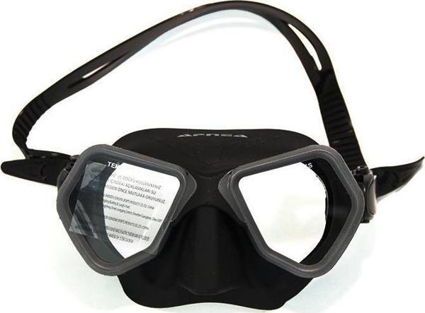 Apnea Lykia Dalış Maskesi Tempered Class BLACK - Image 1