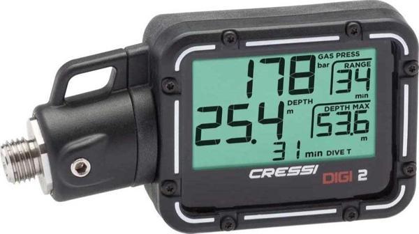 Cressi Digi 2 Dijital Dalış Konsolu BLACK - Image 1
