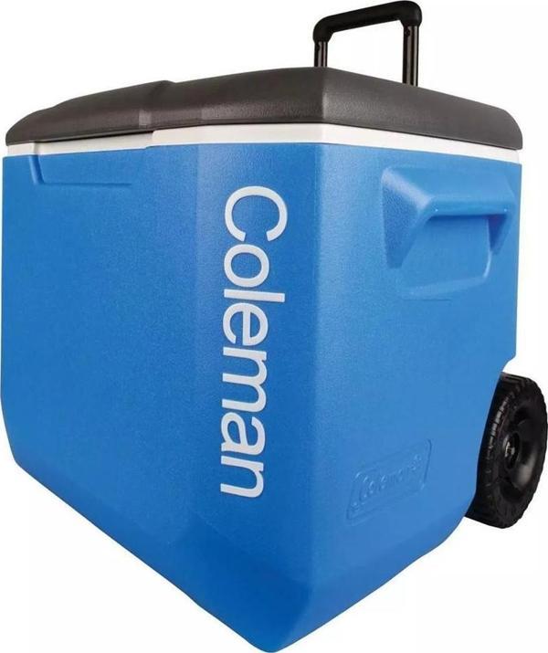 Coleman Performance Tri Coler Wheeled 60 QT Tekerlekli Soğutucu Buzluk 56 Lt MAVİ - Image 1