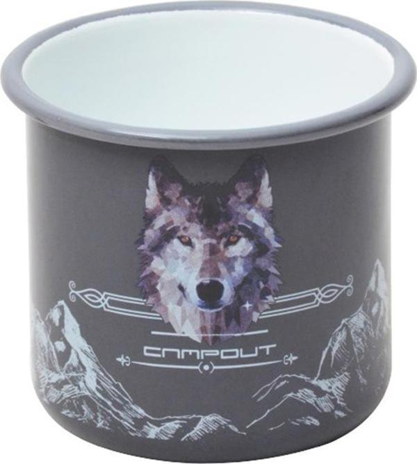 Campout Emaye Kupa Gri GRİ - Image 1