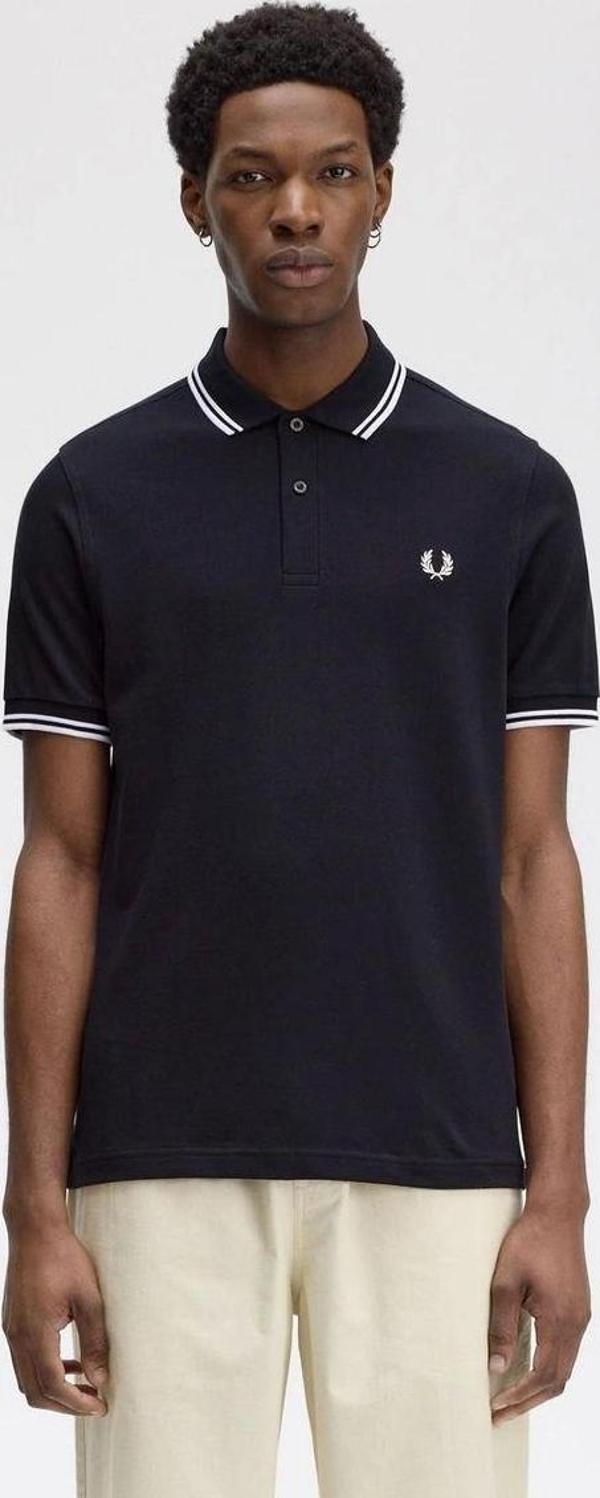Fred Parry Erkek Lacivert Polo Yaka T-shirt - Image 1