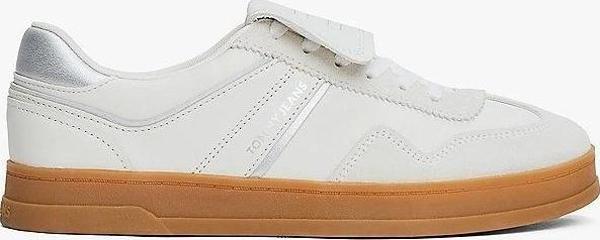 Tommy Hilfger Kadın Metalik  Deri Sneaker - Image 1