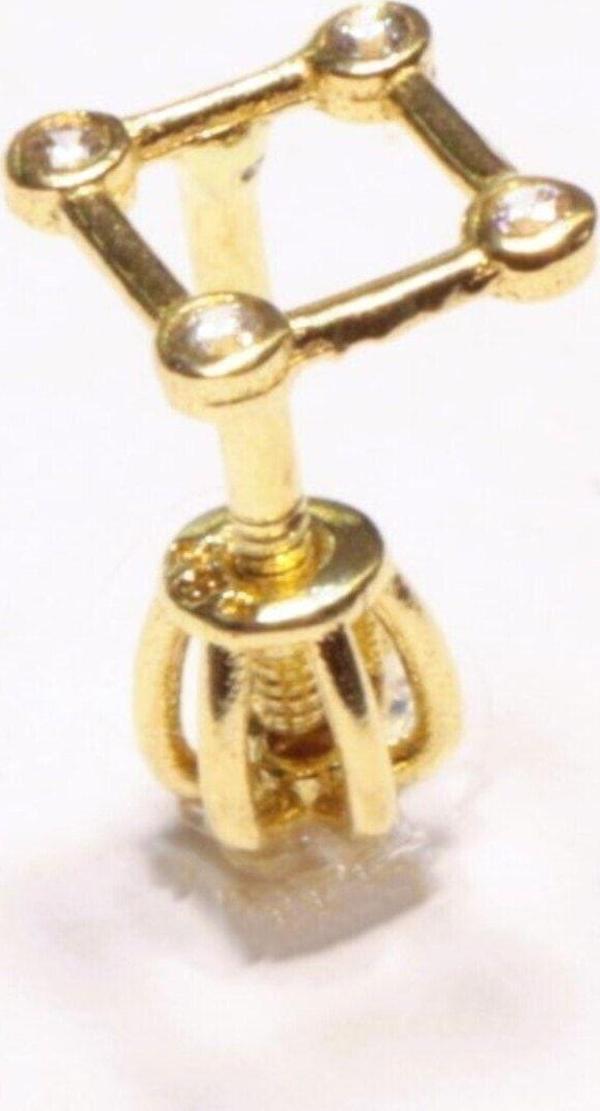 Hakan Güler Kuyumculuk 14 Ayar Altın Piercing Tragus Küpe - Image 1