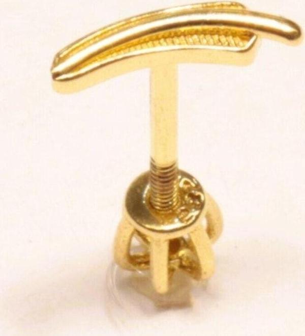 Hakan Güler Kuyumculuk 14 Ayar Altın Piercing Tragus Küpe - Image 1