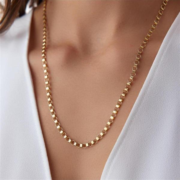 Dores Gold Holder Zincir Kolye 14 Ayar Altın - Image 1