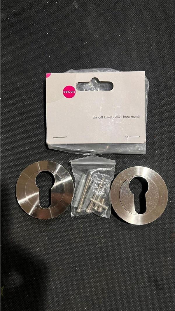 Peramıcs Kitchen Technology & Hardware Bir Çift Barel Delikli Kapı Rozeti - Image 1