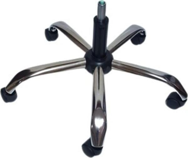 Yıldızsit Çalışma Sandalyesi Krom Yıldız Ayak 100 Lük Siyah Piston - Image 1