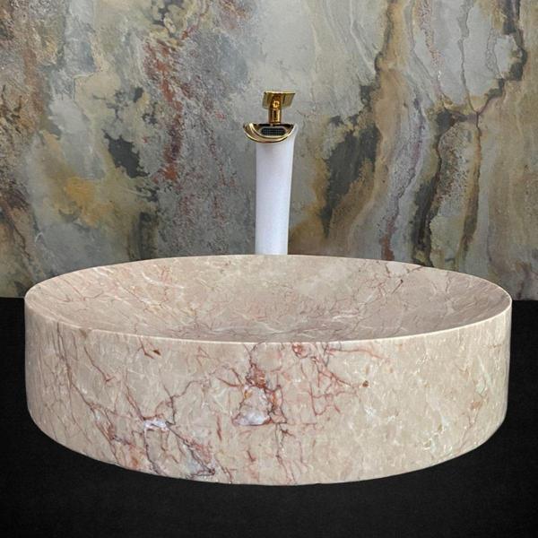 Sipahi Marble Rozalya Bej Eğimli Lavabo - Image 1