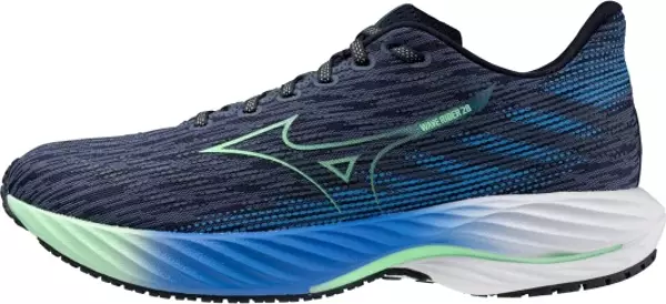 Mizuno Wave Rider 28 Erkek Koşu Ayakkabısı Lacivert / Mavi - Image 1