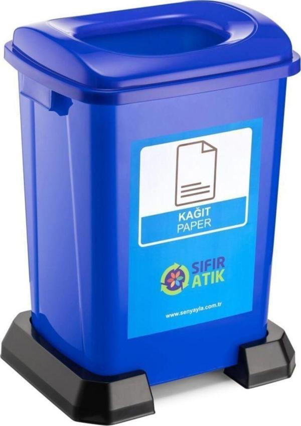 Şenyayla Plastik Geri Dönüşüm Sıfır Atık Çöp Kutusu 50 Lt. - Image 1