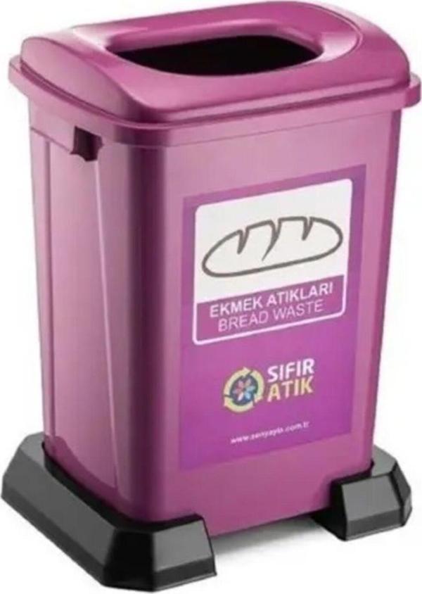 Şenyayla Plastik Sıfır Atık Geri Dönüşüm Çöp Kovası (Ekmek Atık) 50L - Image 1