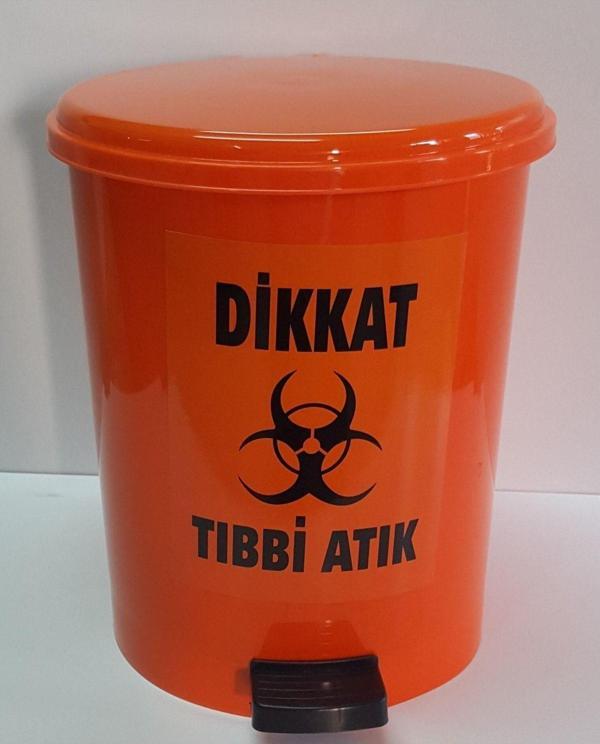 Şenyayla Plastik Tıbbi Atık Kovası 40 Lt Pedallı - Image 1