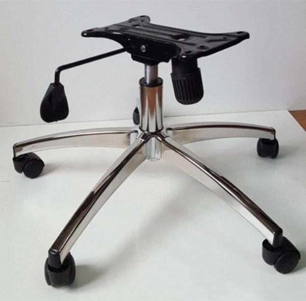 Yıldızsit Oyuncu Koltuğu Krom Yıldız Ayağı Çap 70 Cm Tek Kollu Mekanizma Krom Pistonlu - Image 1