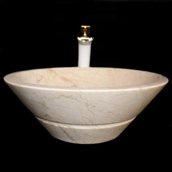 Sipahi Marble Bej Çanak Dizayn Lavabo - Image 1