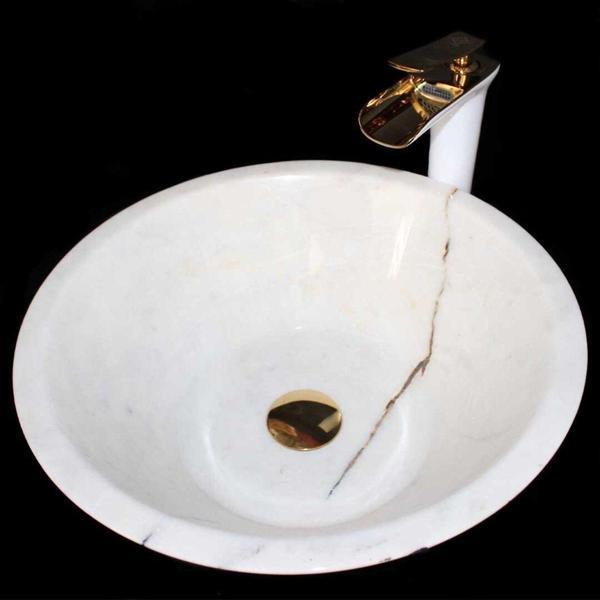 Sipahi Marble Leylak Çanak Dizayn Lavabo - Image 1
