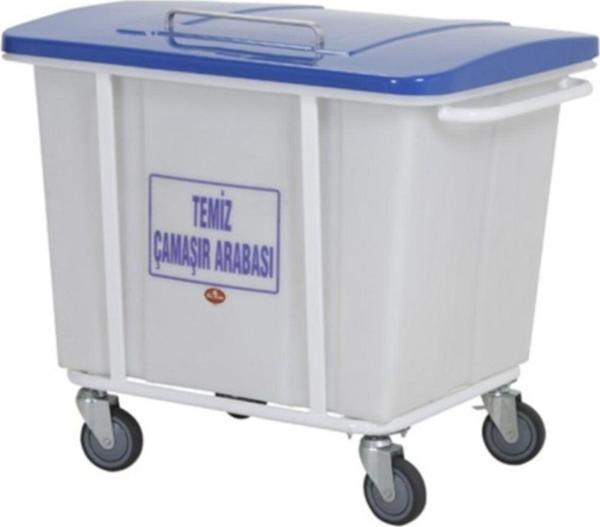Duman Temiz Çamaşır Taşıma Arabası Kapaklı 280 Lt - Image 1