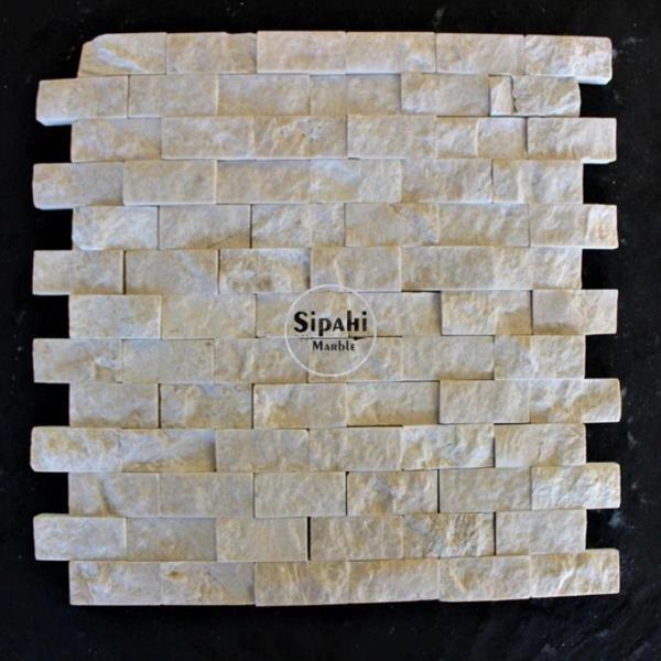 Sipahi Marble Bej Mermer Patlatma Mozaik - Image 1