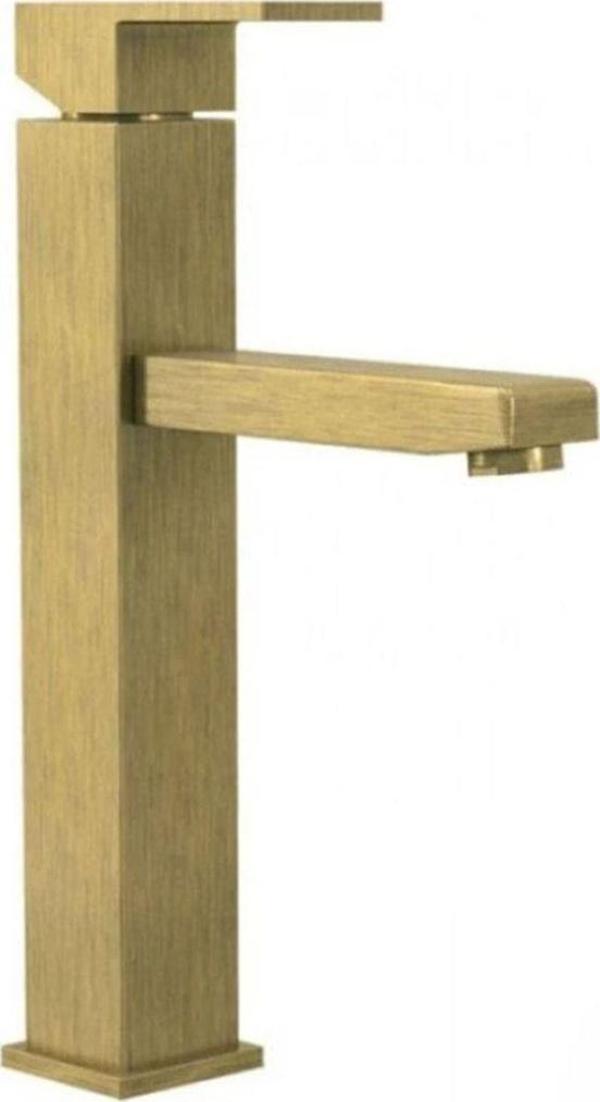 Sipahi Marble Antik Dikdörtgen Çanak Lavabo Bataryası - Image 1