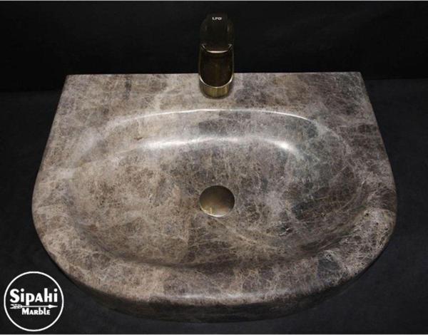 Mym Mermer Yapı Market Emperador D Dizayn Batarya Çıkışlı Lavabo - Image 1