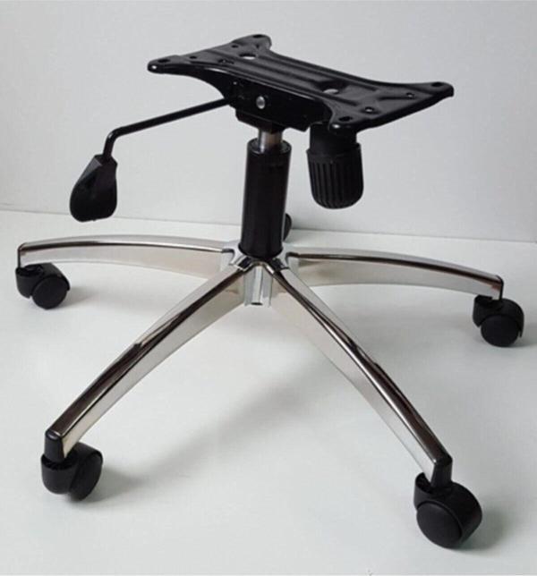 Yıldızsit Oyuncu Koltuğu Krom Yıldız Ayak Çap 70 Cm Tek Kollu Mekanizma - Image 1