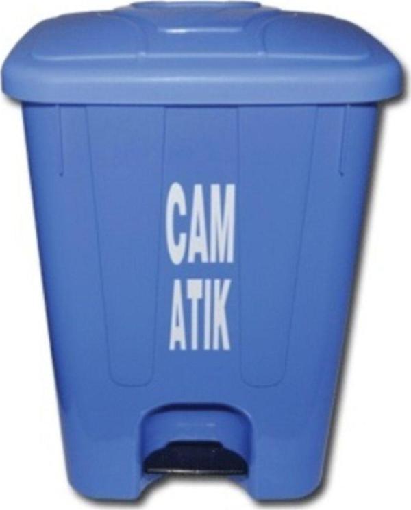 Şenyayla Plastik Hastane Cam Atık Kovası 65 Lt Pedallı Iç Kovasız - Image 1