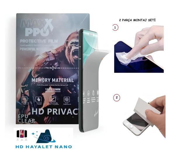 Tecno POP 7 PRO NANO Ekran Koruyucu Esnek ULTRA İnce - MAXXPRO - HD ŞEFFAF HAYALET - Image 1