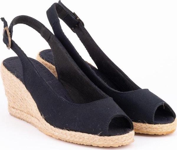 Gerçek Elişi Keten Kadın Sandalet B2030 Handmade - Image 1