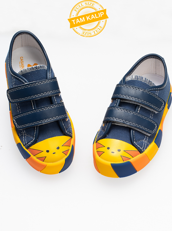 Tiger Cırtlı Kanvas Ortopedik Sneakers - Image 1