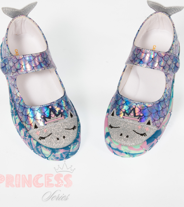 Denizkızı Hologram 3D Kız Çocuk Babet Sneakers - Image 1