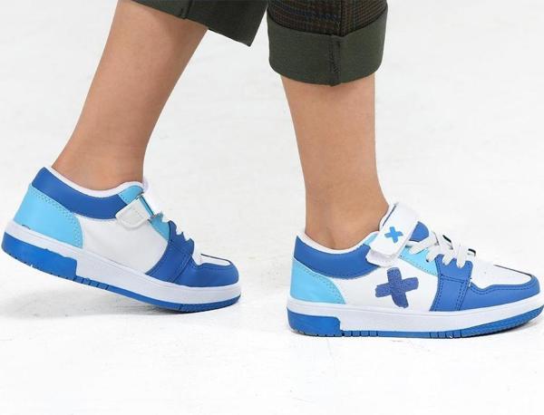Casa Mavi Beyaz Erkek Çocuk Sneakers - Image 1