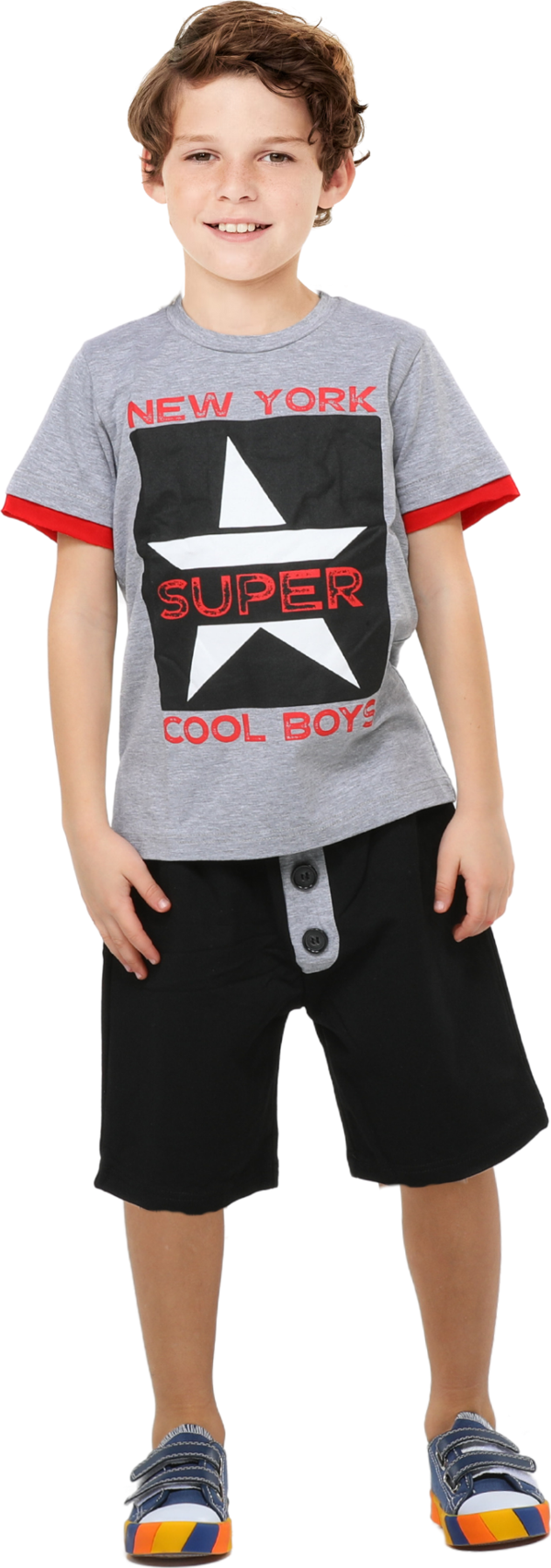 Super Star Erkek Çocuk Şort Takım - Image 1
