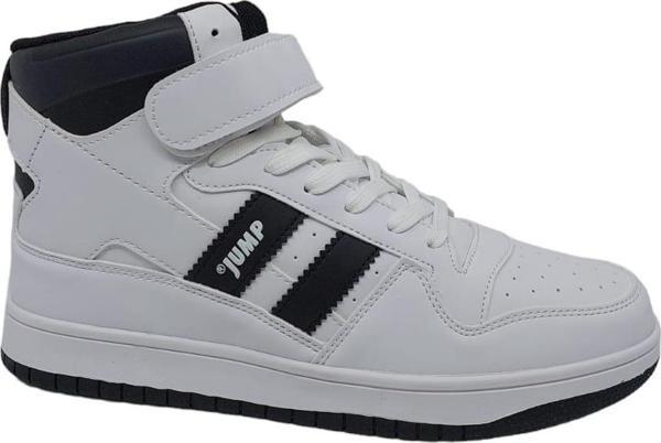 Jump 28708 Beyaz Yüksek Bilekli Kadın Sneaker Günlük Spor Ayakkabı - Image 1
