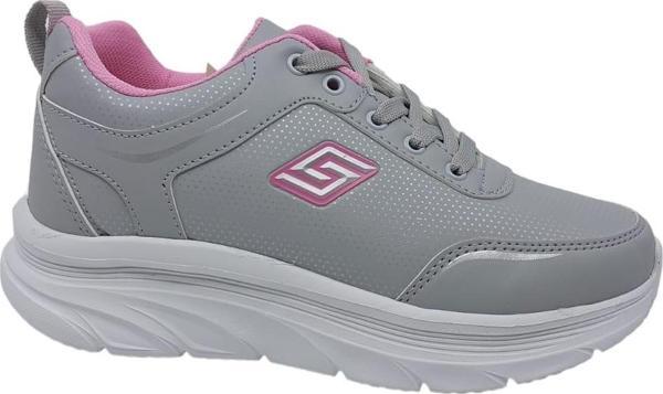 Parley 284 Kadın Gri Günlük Kullanım Kalın Taban Spor Ayakkabı - Image 1