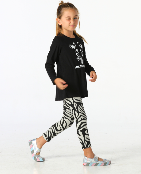 Wild&Cute Kız Çocuk Tunik Takım - Image 1