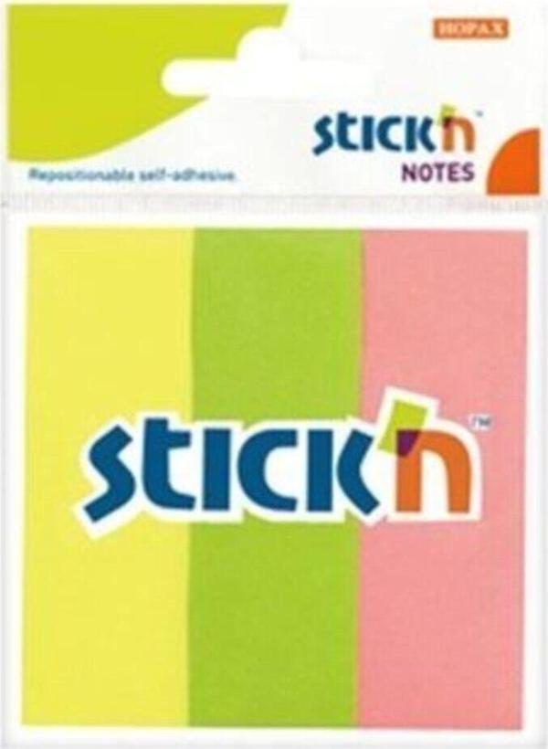 Gıpta Stickn İndex 76X25 Mm Neon 3 Renk Kağıt Ayraç 50 Yaprak 2112900 - Image 1