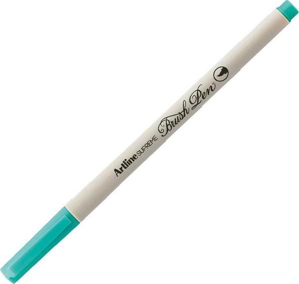 Artline Supreme Brush Fırça Uçlu Boyama Kalemi Açık Turkuaz (12 Li Paket) - Image 1