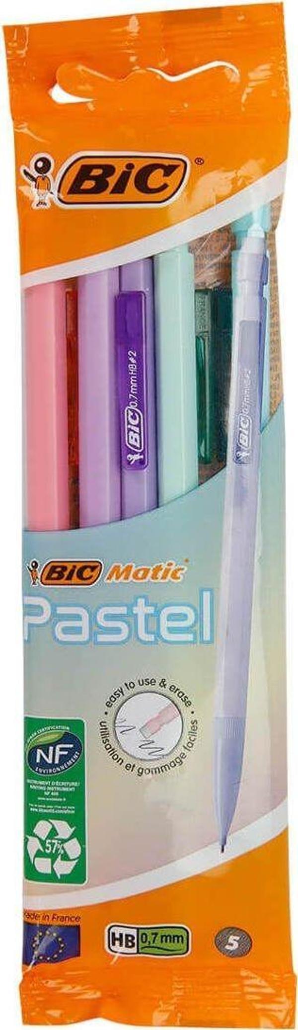 Bic Versatil Kalem Matic Pastel 0.7 Mm 5 Li - Image 1