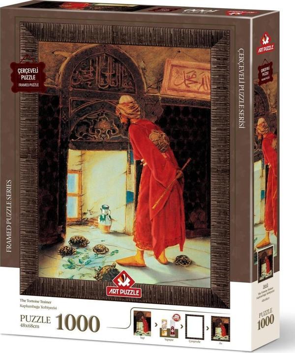 Art Puzzle 1000 Parça Puzzle Çerçeveli Kaplumbağa Terbiyecisi 5663 - Image 1