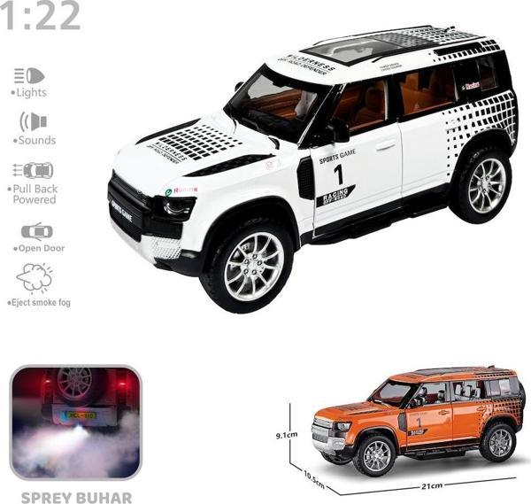 Vardem Oyuncak Çek Bırak 1:22 Sesli Işıklı Buharlı Df Safari Jeep Vrd-Hcl-810Pa (Karışık Renk 1 Adet) - Image 1